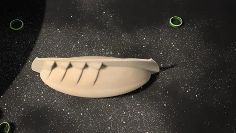 Folding Pleated Dumpling into Bamboo Steamer Food Animation Видео 347071514
