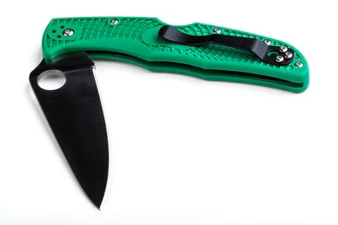 Folding pocket knife Stock Photos