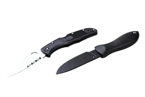 Folding pocket knife Stock Photos