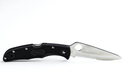 Folding pocket knife Stock Photos