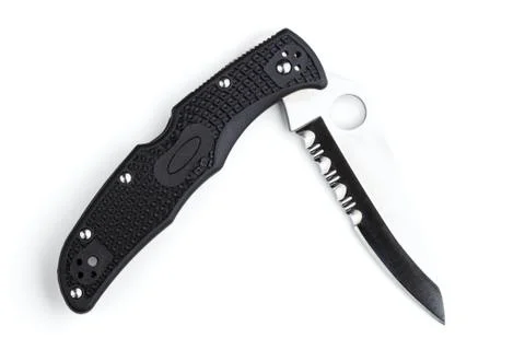 Folding pocket knife Stock Photos
