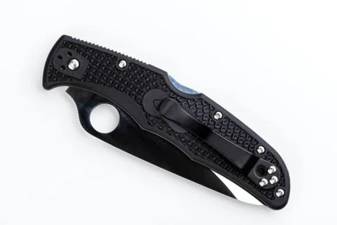 Folding pocket knife Stock Photos