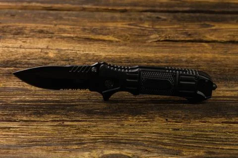 Folding pocket knife Stock Photos