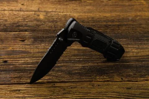Folding pocket knife Stock Photos