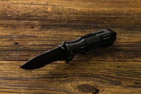 Folding pocket knife Stock Photos