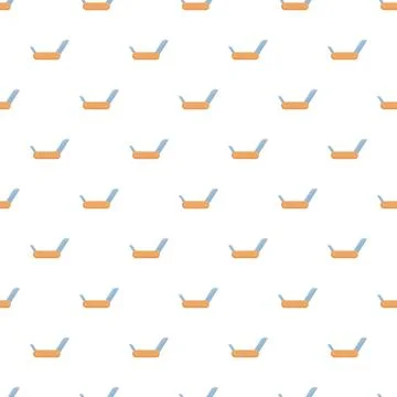 Folding pocket knife tool seamless pattern background Stock Illustration