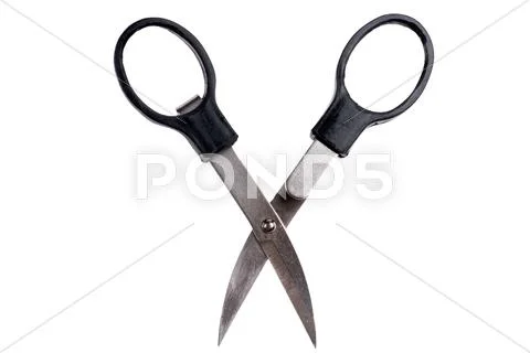 Folding scissors Stock Photos