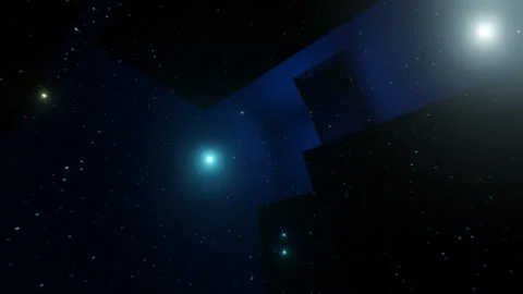 Folding space interstellar travel 3d, seamless loop Stock Footage 272591044