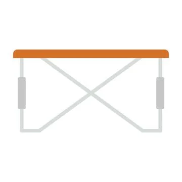 Folding table clip art vector illustration 스톡 일러스트