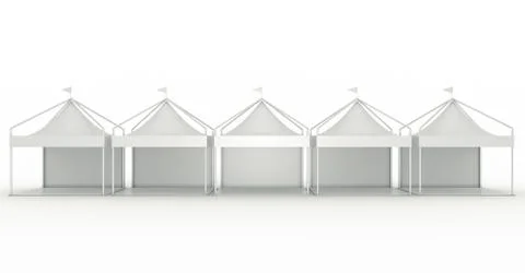 Folding tent Stock Illustration