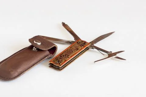 Folding utility knife Stock Photos