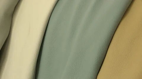 Folds of colored leather Stock Footage 22413836