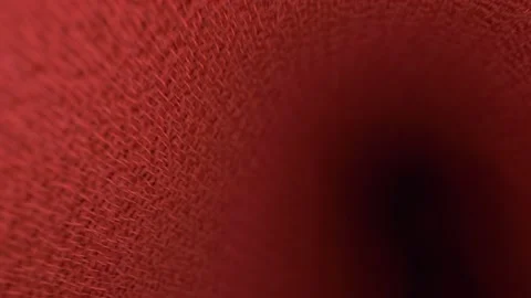 Folds of red cloth. view inside the folds. textile background, copy space Stock Footage 134261684