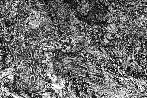 Folds in the rock Stock Photos
