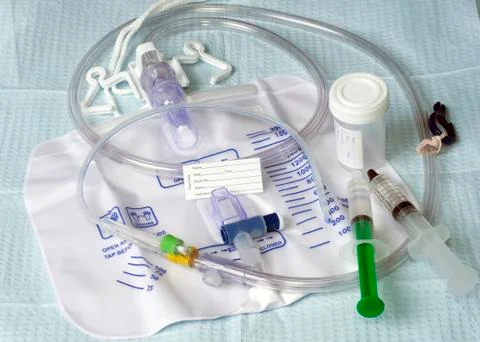 Foley catheter Foto stock