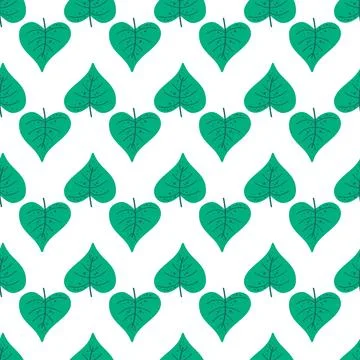 Foliage and greenery seamless vector pattern Иллюстрация