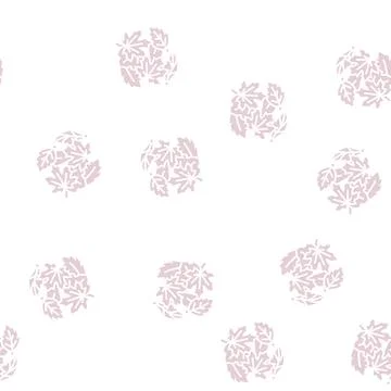 Foliage autumn glyph seamless pattern Stock Illustration
