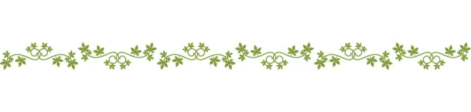 Foliage Border Design Stock Illustration