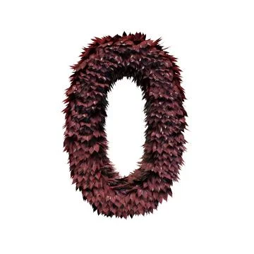 Foliage Number 0 Stock Illustration
