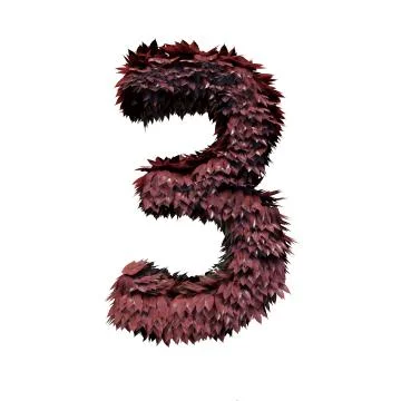 Foliage Number 3 Stock Illustration