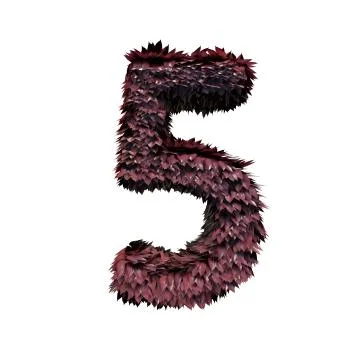 Foliage Number 5 Stock Illustration