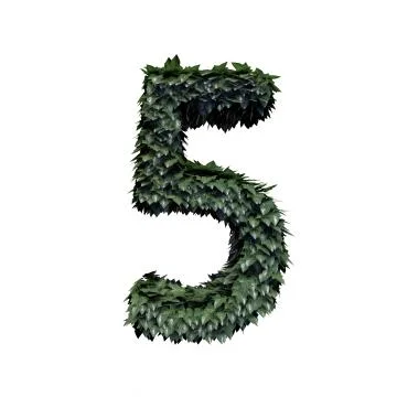 Foliage Number 5 Stock Illustration