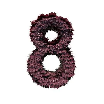 Foliage Number 8 Illustrazione stock