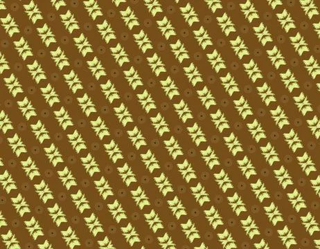 Foliage outline texture pattern texture with warm sand, ochre, and raw umbe.. Stock Illustration