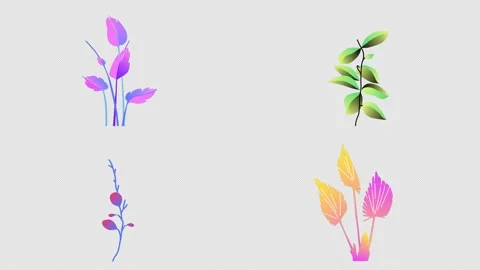 Foliage Pack Motion Graphics Stock Footage 264473215