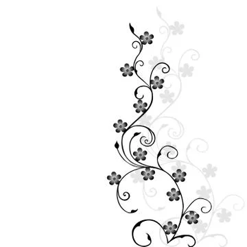 Foliage with reflection Stock Illustration