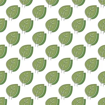Foliage. Seamless pattern for texture, textiles, packaging, and simple backgr イラスト素材
