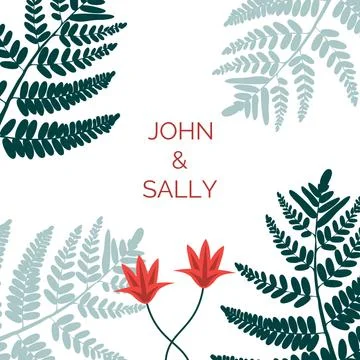 Foliage simple background Stock Illustration