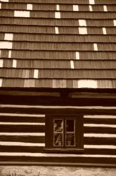 Folk architecture - window Stock Photos