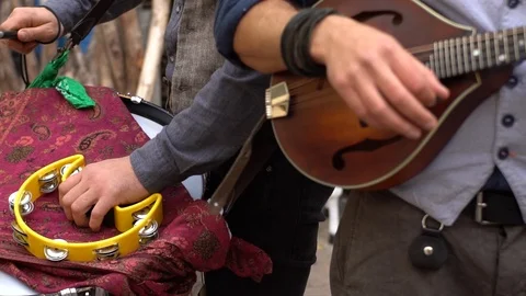 Folk band Stock Footage 103699254