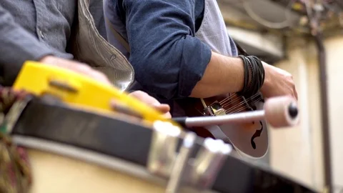 Folk band Stock Footage 103699671