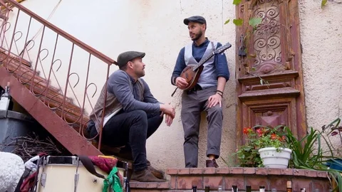 Folk band Stock Footage 103699895