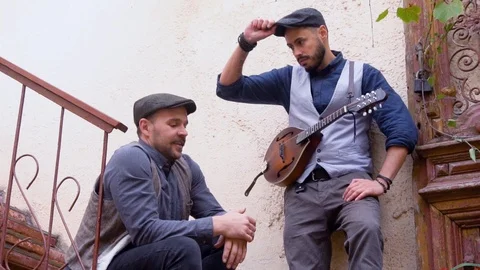 Folk band Stock Footage 103700292