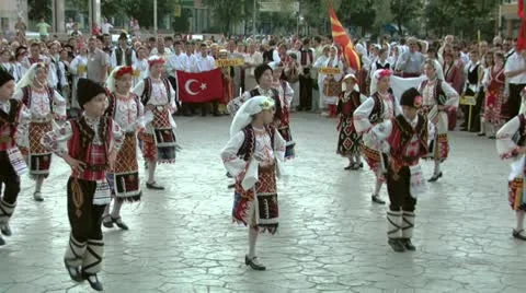 Folk dance Stock Footage 15060245