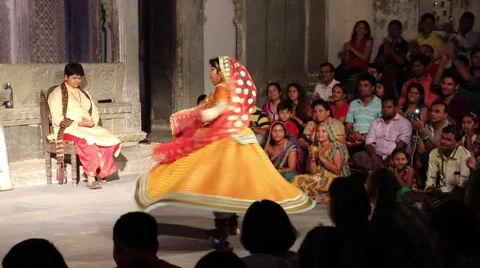 Folk Dance of Rajasthan Stock-Footage 54656828