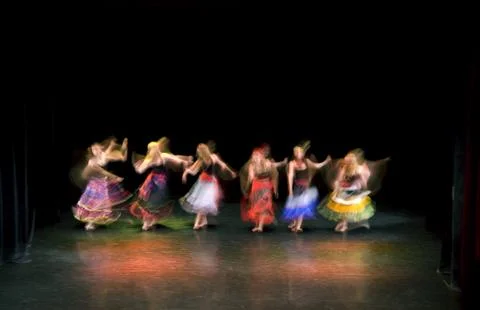 Folk dancers Stock Photos