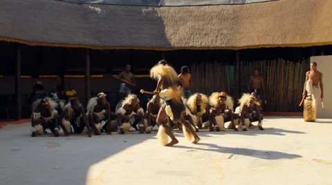 Folk dances of Botswana and South Africa. Video stock 24740178
