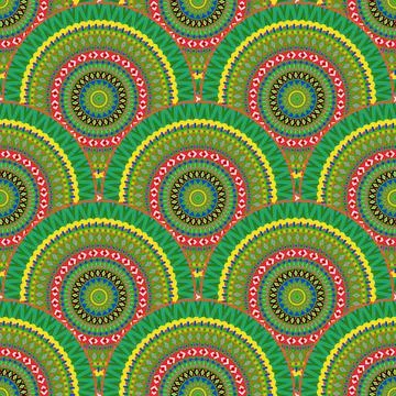 Folk geometric pattern design for Hispanic Heritage month Stock Illustration