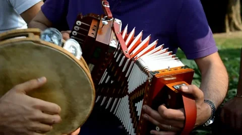 Folk music Stock Footage 7756251