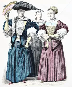 Folk traditional costume clothing history of costumes maidens and