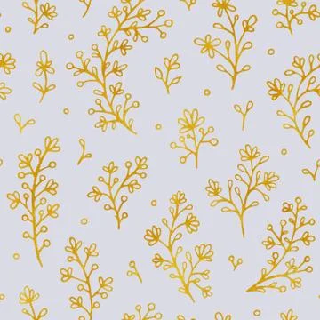 Folk vintage raster seamless pattern. Ethnic floral motif blue hand drawn Stock Illustration