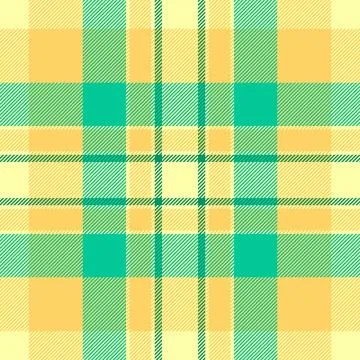 Folklore background pattern plaid, couch fabric check textile. 1960s seamle.. Stock Illustration