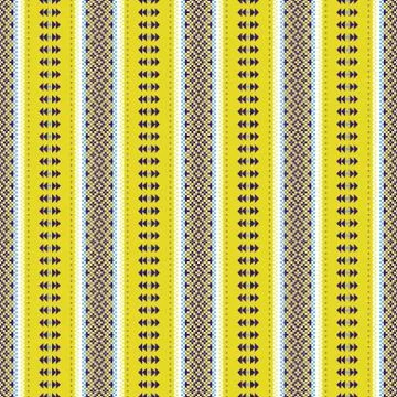 Folklore geometric seamless pattern pixel art and shapes texture. Illustrazione stock