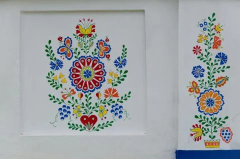 Folklore ornaments Stock Photos