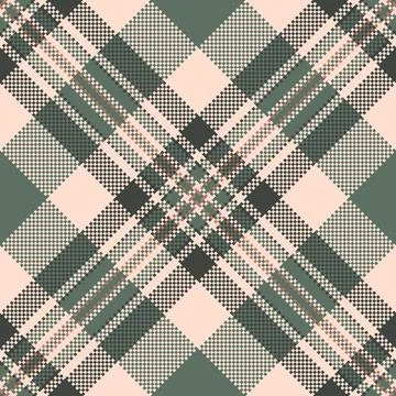 Folklore vector plaid pattern, london seamless background check. Christmas .. Illustrazione stock