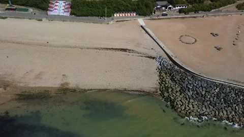 Folkstone Beach 1 Stock Footage 203845755